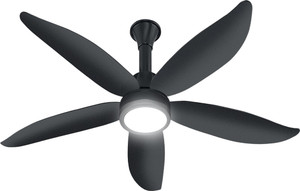ACTIVA Aero Five | BLDC Motor | Remote Control | LED Light | 5 Blade with 5 Year Warranty BLDC Motor with Remote 1200 mm Ceiling Fan
