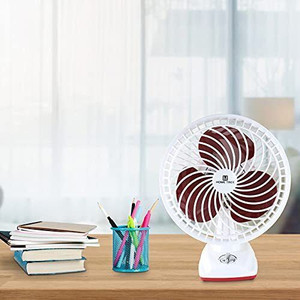 Home Tree HMfan 9-3 (IVORY CHERRY) with 1 Year Warranty Energy Saving 225 mm Table Fan