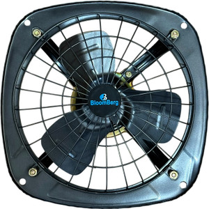 BLOOMBERG 9 Inch Metal Exhaust Fan 2400 RPM with Heavy Gauge Body & Bird Guard with 12 Months Warranty Ultra High Speed, Anti Dust, Anti Rust 230 mm Exhaust Fan
