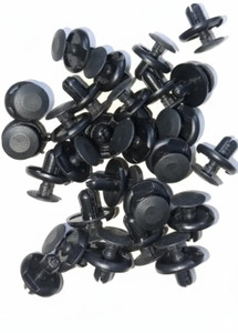 MUVIX 7mm Universal Plastic Screw Clips for Car Bumper Mudguard(Pack of 25) Fastener
