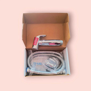 Hindware Soft Abs Toilet Hand Spray Complete Set (Pipe n Hook) Health  Faucet