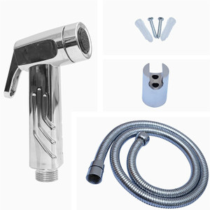 पेस्का Silver Health Faucet for Bathroom / Jet Spray for Toilet Shower फासेट सेट