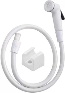Ramya Reva Health Faucet With 1 MTR SS Tube Wall Hook Health Faucet