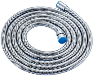 पेस्का Chromed Stainless Steel Double-buckle Flexible Shower Hose Handshower Hose Replacement Shower Tube, Health Faucet Tube, Flexible Tube (1.5 Meter) फासेट सेट