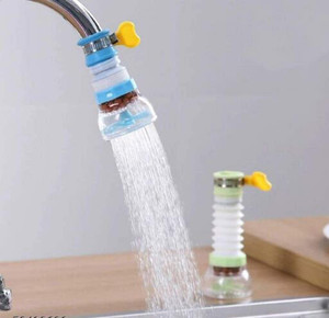 ओलिआना Rotating Water Saving Nozzle Shower Head Faucet Adjustable Multiple Types of Output Water Valve Splash Regulator Filter Kitchen Tap Accessories स्वास्थ्य नल