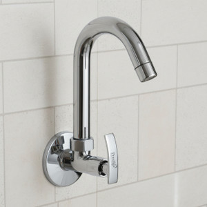 Prestige Passion (Sink Cock) Brass Tap For Bathroom/Kitchen Faucet� � (Silver) Pillar Tap Faucet