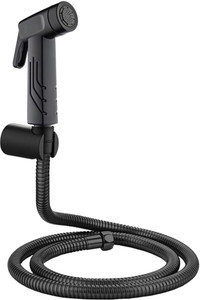इमाशी Black Toilet Hand Shower Jet Spray Health Faucets with 1 Meter Shower Hose शावर हैड