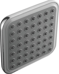 हिन्दवेयर Rain Shower Grey White 100MM Square शावर हैड