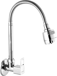 Ramya CUBE Flexible Sink Tap Silver 360 degree swivel spout For Kitchen Sink Wash Basin Sink Tap Faucet