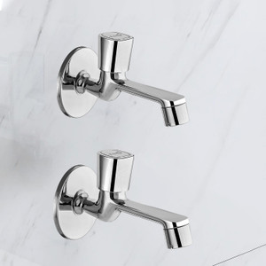 Prestige Dixy Long Body Tap Brass Commbo Pack Of 2 For Bathroom and Kitchen Long Body Bib Tap Faucet