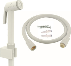 Cliquin Plastic Jet Spray for Toilet– Easy Installation| Flexible Hose & Screws Included Wall Mounted Basin Mixer Faucet