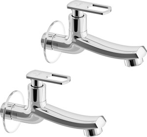 PIXAFLO Concave-A Brass Wall Flange With Long Body Bib Tap Faucet