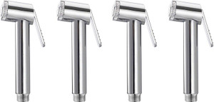 पेस्का WC Bidet Toilet Shower Head R/N Sleek ABS Plastic Health Faucet Head - Set of 4 स्वास्थ्य  नल