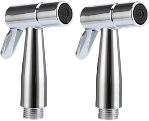 क्यूरिक Bullet Health Faucet Head (Pack of 2) Faucet for Toilet, Toilet Jet Spray Gun, Flush Gun, Hand Jet Bidet Spray Head स्वास्थ्य  नल