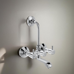 CERA by cera F2002401 Wall Mixer with Bend Pipe for Overhead Shower Mixer Faucet