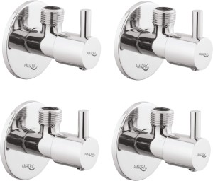 AMATRA Project Brass Angle Valve With Wall Flange-Set of 4 Angle Valve Faucet
