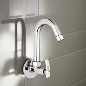 Prestige Passion (Sink Cock) Brass Tap For Bathroom/Kitchen Faucet� � (Silver) Pillar Tap Faucet