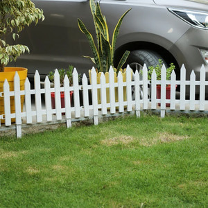 Blooming Enterprises Attractive White Garden Fencing Railing 50 X 25cm Pack of 4 0.508 m Fence Picket
