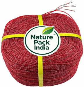 Nature Pack India Nylon Zatka/Fencing Wire Red, 210 Meter Approx