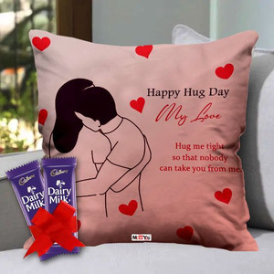 ME&YOU Hug Day Beautiful Gift Combo For Him/Her/He/She/Fiancee/Spouse Fiber Gift Box