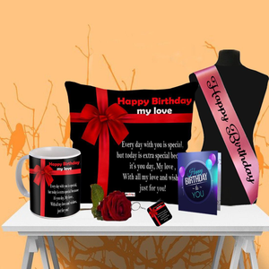 Midiron Birthday Gift for Wife, Birthday Gift for Husband Special, Birthday gift for girls, Birthday Gift for Girlfriend, Birthday gifts for Wife Special, (12*12 Inch) Ceramic, Paper Gift Box