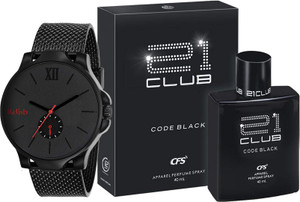 RELish Black Watch, Perfume Men Combo Pack, Gift Set Diwali, Anniversary, Brother, Paper Gift Box