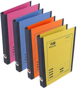 Flipkart.com | DAHSHA Paper 4 Pack Ring Binder File 2D A4 Size Paper ...