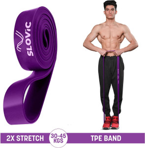 SLOVIC TPE Bands for Workout | Pull Up | Stretching|Heavy Duty Material |Upto30-45 KGS Resistance Band