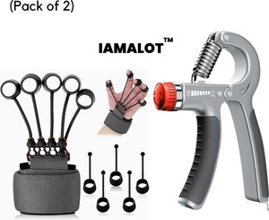iamalot Finger Stretcher Finger And Hand Gripper fitness kit Gym & FitnessKit(Pack of 2) Hand Grip/Fitness Grip