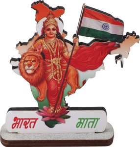 VOILA India Rectangle Car Dashboard Flag