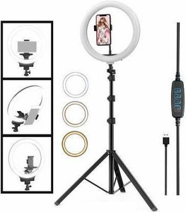 ZOPHORUS Ring Light with 7Ft Tripod Stand Combo for Insta/YouTube Reels Flash