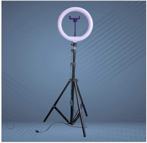 Delight 10 “ LED Round Ring Light 7ft Tripod Stand For video
