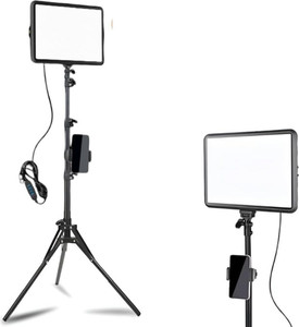 Hold up 11 Inch USB LED Camera Soft Panel Light with Tripod Stand & Phone Holder Halogen Flash