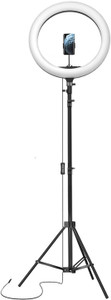 Tygot 14 Inches LED Light with 7 Feet Long Foldable Lightweight Tripod Ring Flash