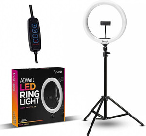 AIWaft 13 Inch Ring-Light with Phone Holder & stand 3 Color Modes for Shoot Ring Flash