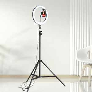 OneXsale Live Stream10 inch Ring Light with 7 feet Tripod Stand Ring Flash