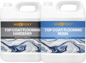 MBEPOXY Top Coat Flooring Resin High Gloss Clear Epoxy Coating for Concrete Epoxy Floor Coating Paint
