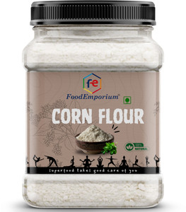 FoodEmporium Cornflour Powder | Corn Flour Powder | Corn Starch Powder | (JAR PACK)