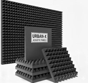URBAN X Foam Pyramid Wall Black - Image 6