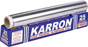 KARRON Aluminium foil paper | Silver foil paper | foil paper roll Aluminium Foil