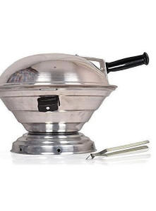 Sawariyaseth Tandoor Bati Maker Baking Oven, 25 x 25 x 35 cm Food Steamer