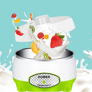 EVETIS Automatic 1L Portable Yogurt Making Machine Stainless Steel Container Yogurt Maker