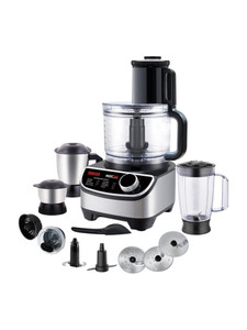 Inalsa 1200W Copper Motor,3 Jars,2.5L Processing Jar,Chopping & Kneading-FP INOX1200 1000 W Food Processor
