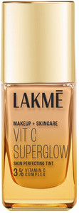 Lakmé VitC Srglow Skin Perfecting Tint Warm Crme W120 Foundation at ₹68 (85% Off) – Flipkart
