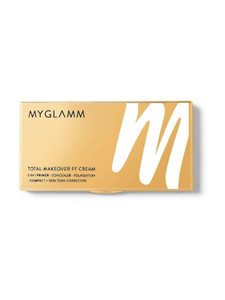 MyGlamm Total Makeover FF Cream, 5 in 1 Primer-Concealer-Foundation-Compact Palette Foundation