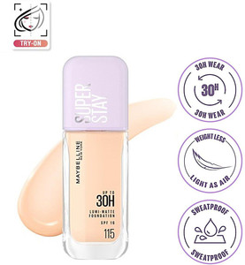 मेबेलाइन न्यू यॉर्क Super Stay Lumi Matte Foundation 30H Longwear Light As Air Foundation