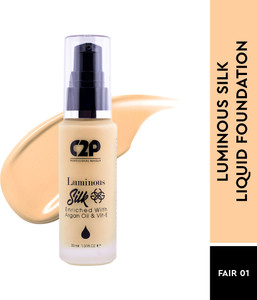 C2P Professional Makeup High Coverage Liquid Foundation Waterproof Long Lasting For Oily and Dry Skin Foundation