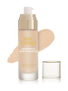 SWISS BEAUTY High Performance Liquid Foundation | Water-Resistant | Dewy | Vit C&Niacinamide Foundation