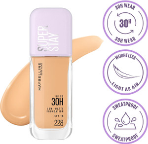 MAYBELLINE NEW YORK Super Stay Lumi Matte Foundation 30H Longwear Light As Air Foundation