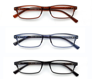 hubofoptical Full Rim (+2.50) Rectangle Reading Glasses